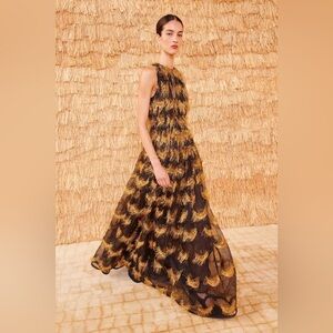 NEW NWT Ulla Johnson Artem Gown Celeste Silk Organza Dress $3200 Runway